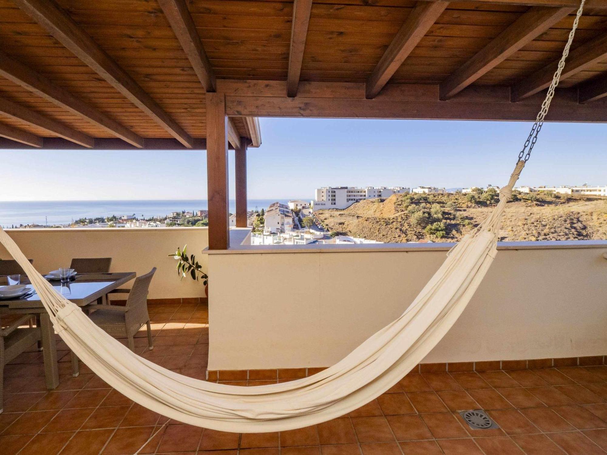 Atico Con Vistas Al Mar Piscina Y Parking Málaga Exterior foto